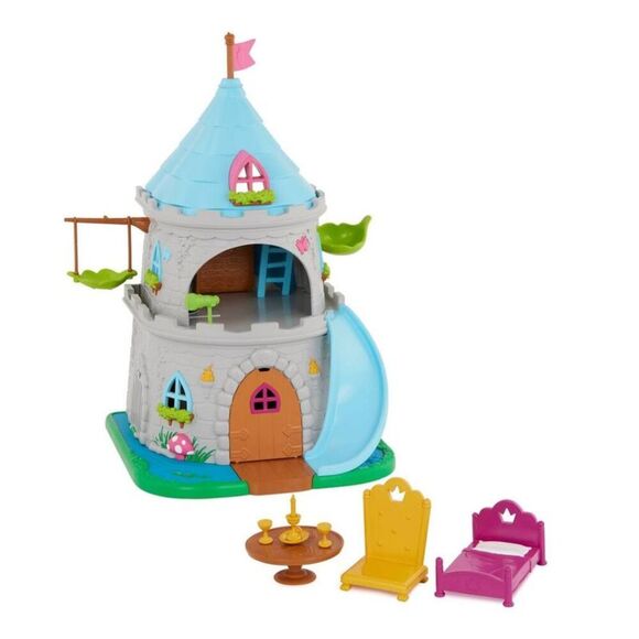 Li'l Woodzeez -  Royal Series Castle & Furniture Gray - Picture 1 of 6